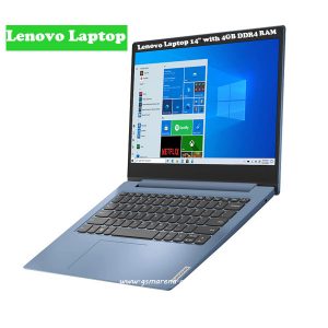 Lenovo Laptop 14″ with 4GB DDR4 RAM, 64 GB SSD Storage